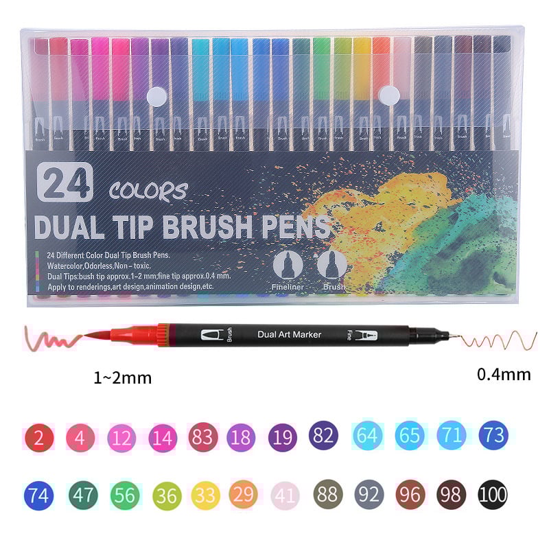 100 Paint-by-Numbers Book Set – Relaxing & Creative Painting Enjoyment