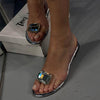 Sandy's™ | Flat Sandals with Clear Rhinestone for Women