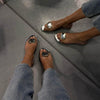 Sandy's™ | Flat Sandals with Clear Rhinestone for Women