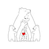 Bear Family Wooden Puzzle™ | The Ultimate Gift of Family Love