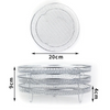 Multi-layered Baskets for Air Fryers with 2 Free Heat-Resistant Tongs