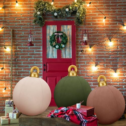 Giant Inflatable Velvet Christmas Ornament