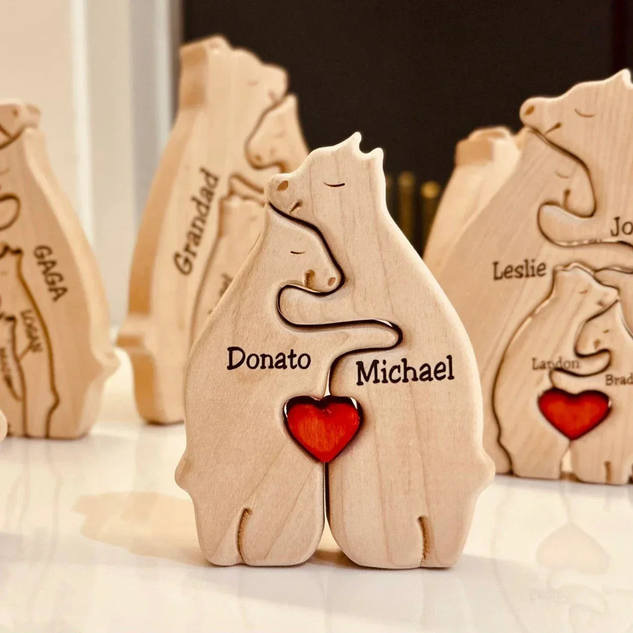 Bear Family Wooden Puzzle™ | The Ultimate Gift of Family Love