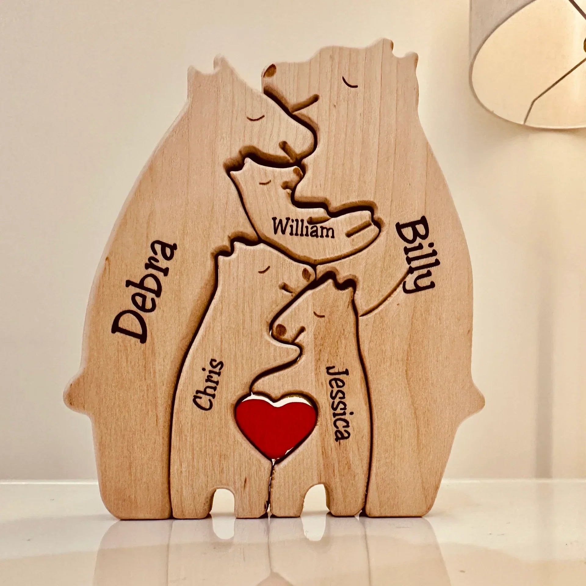 Bear Family Wooden Puzzle™ | The Ultimate Gift of Family Love
