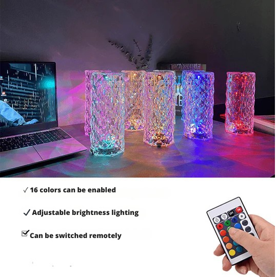 LumiKristall™ – Stylish LED Table Lamp in Crystal Design