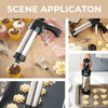Cookie Press Set - Includes 16 Pattern Pieces, 8 Spouts, and Cleaning Brush
