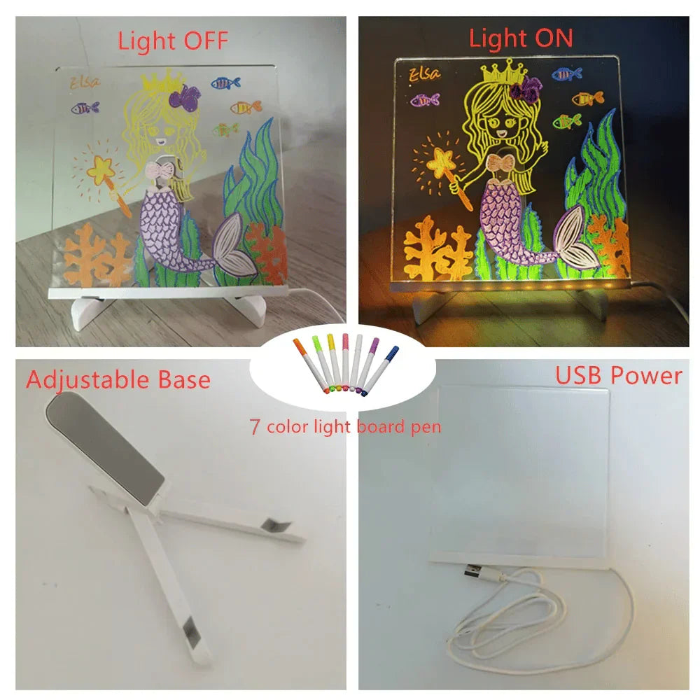 LeuchtKritzler™ | Magical Light Board Game for Creative Children's Ideas