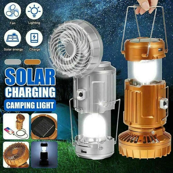 Solarventy™ | 6-in-1 Portable Solar LED Camping Lamp | 50% OFF