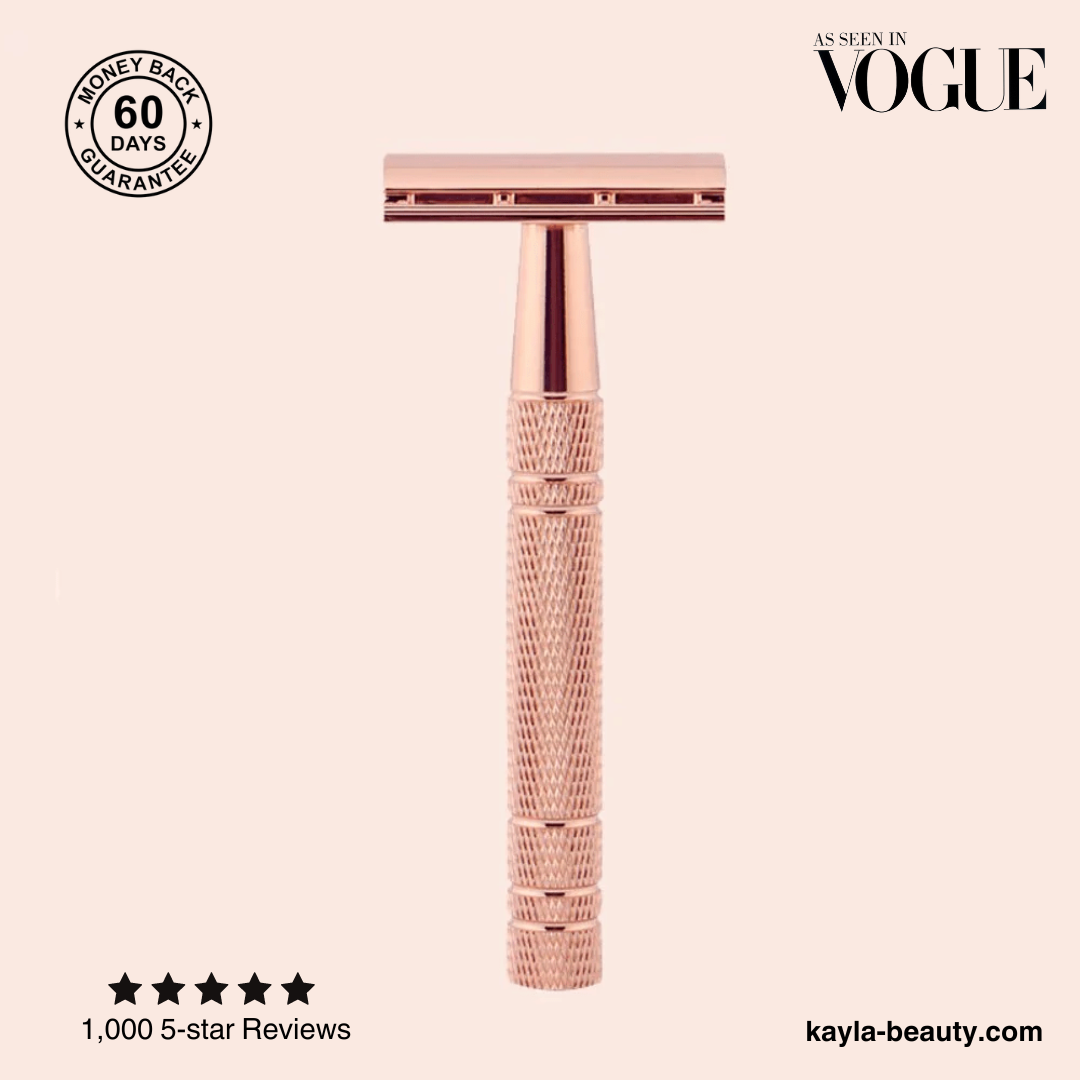 SmoothShave™ Safety Razor + 10 Free Premium Blades