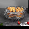 Multi-layered Baskets for Air Fryers with 2 Free Heat-Resistant Tongs
