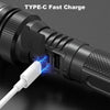 Survival LED Flashlight 2025 – As bright as a lightsaber with power bank function