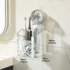 Practical Cordless Wall Shelf for the Bathroom