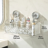 Practical Cordless Wall Shelf for the Bathroom
