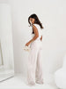 Maria™ | Women's Set with Pleats and Round Neckline