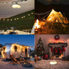 Lumenova® – Your Smart Outdoor Companion | 4-in-1 Camping Light with RGB Light Chain & Power Bank