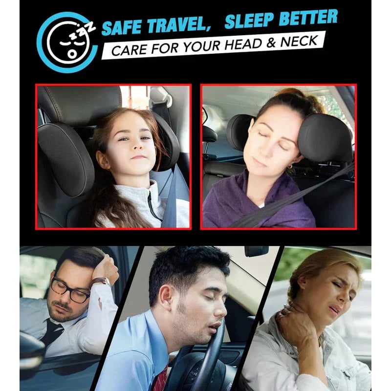 Headrest cushion for car seats
