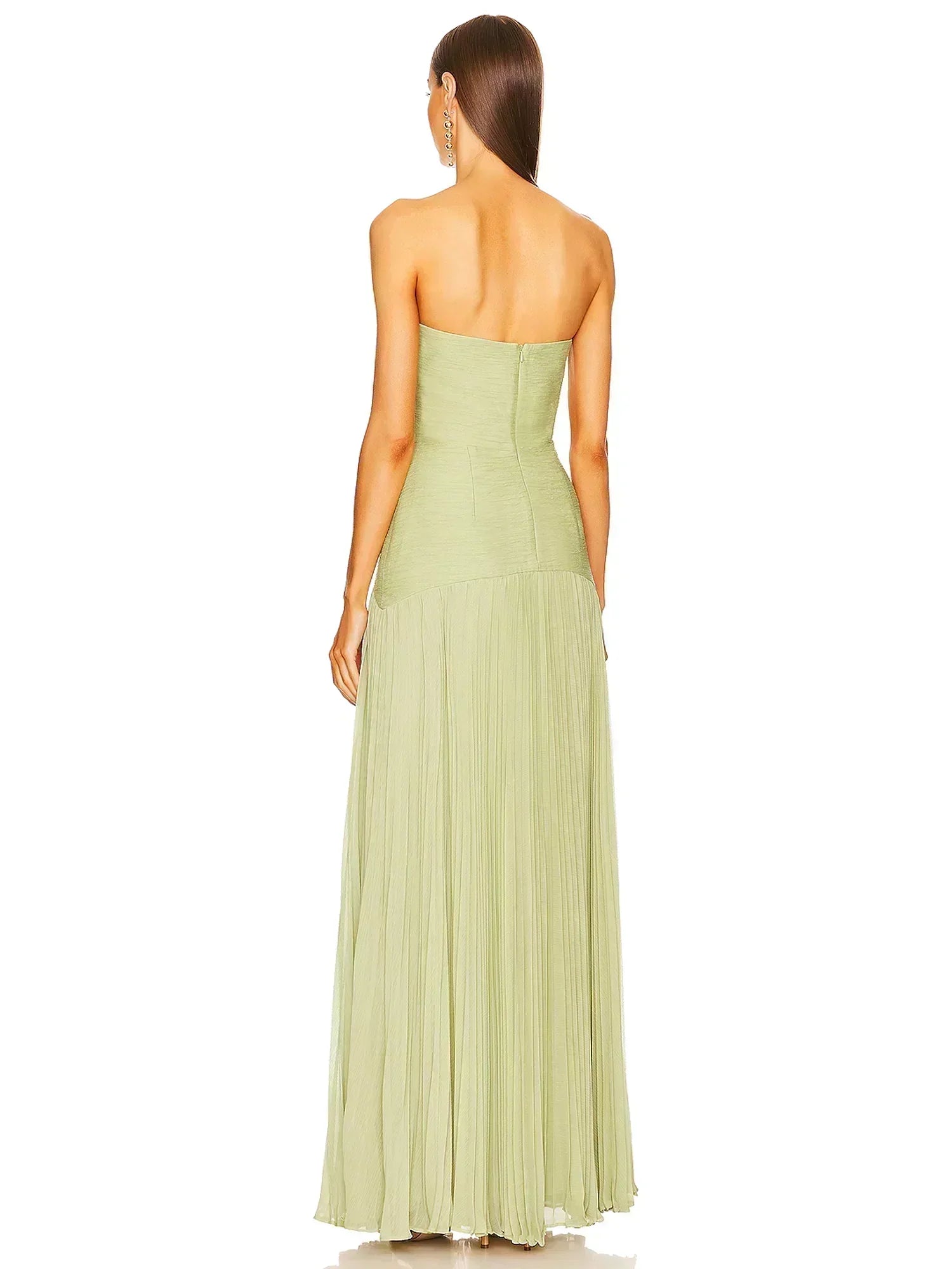 Myrthe™ | Flowing Green Long Dress