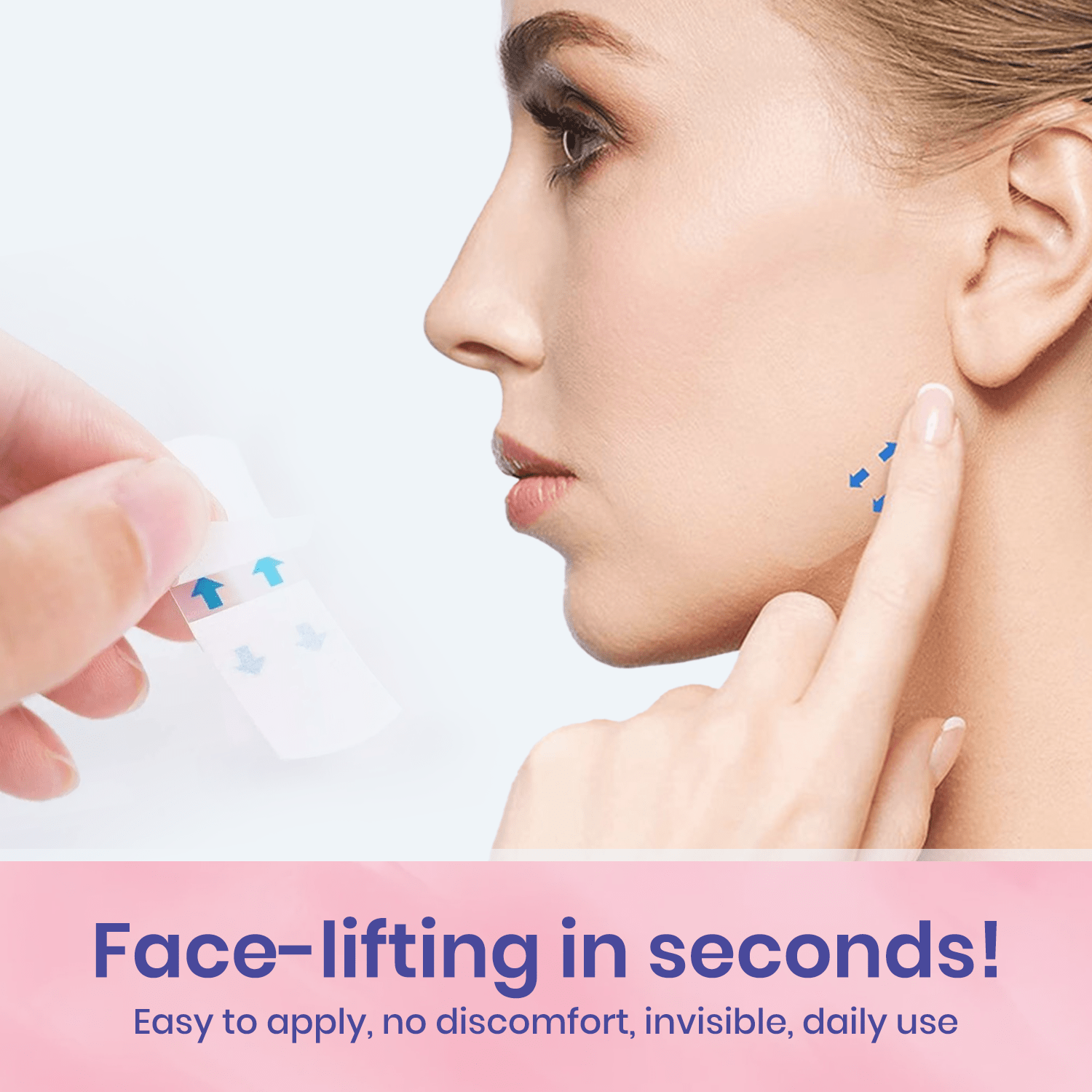 OUHOE™ | V-Face Lift Tape | Face Tightening Invisible Tape (40 pieces)