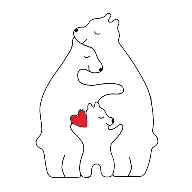 Bear Family Wooden Puzzle™ | The Ultimate Gift of Family Love