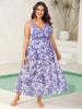 Flora™ | Two-Piece Swimsuit with Floral Pattern and Ruffled Mesh, Sarong