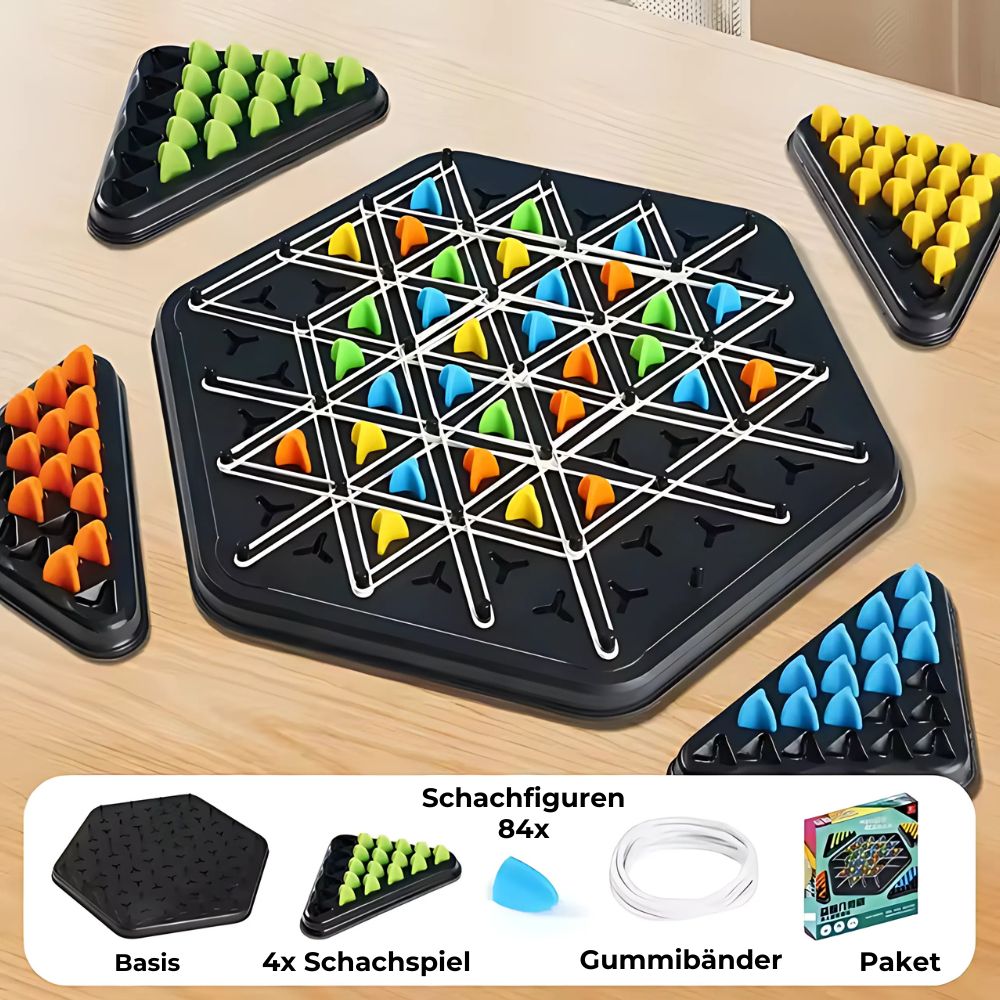 KnotLogic™ | Chain Triangle Chess Game [Last Day Discount]
