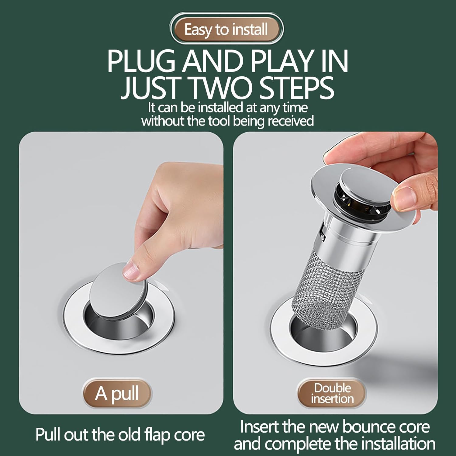 Filter - Keep Your Sink Clear Without a Plumber!