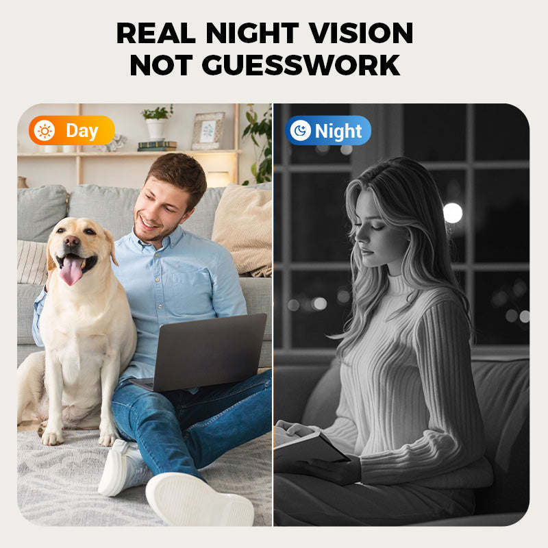SicherBlick™ | Compact HD Security Camera with Night Vision and App Control