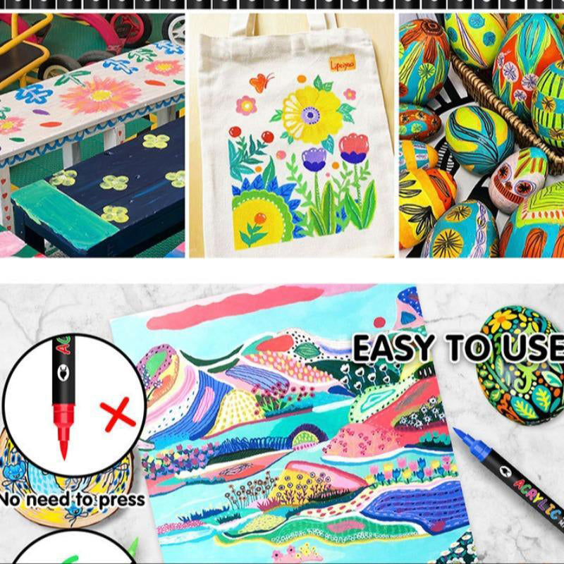 FarbGlanz™ | Acrylic Colored Pencils for Creative and Vibrant Artwork