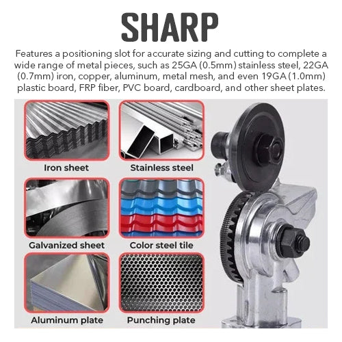 Electric Drill Shear™ - Turns a Drill into a Shear