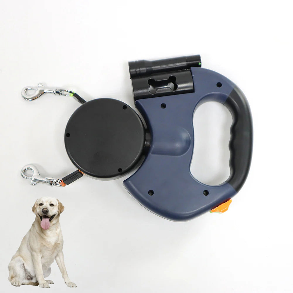 Twino™ | Double Dog Leash Anti-Tangle with LED Light