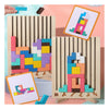 Wooden stacking game - promotes logic, concentration, and fine motor skills in children
