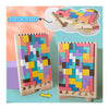 Wooden stacking game - promotes logic, concentration, and fine motor skills in children