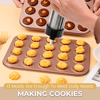 Cookie Press Set - Includes 16 Pattern Pieces, 8 Spouts, and Cleaning Brush