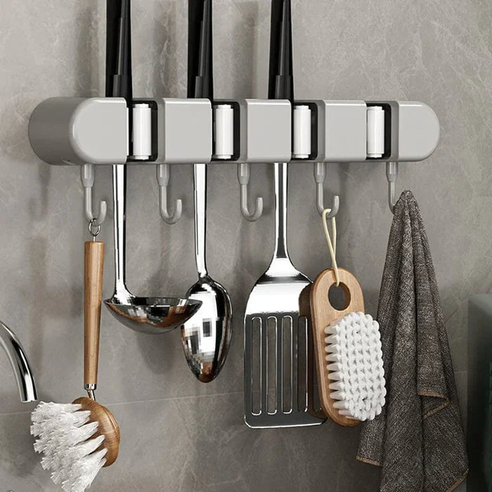 Universal wall mount for household tools