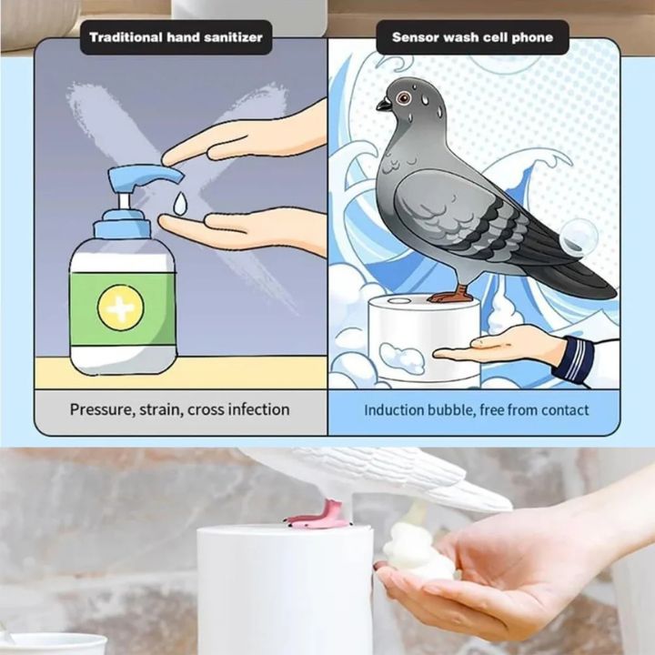 PigeonClean™ – Automatic Soap Dispenser for Maximum Hygiene