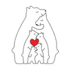 Bear Family Wooden Puzzle™ | The Ultimate Gift of Family Love