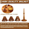 WalnutGrip™ | 3-piece Magnetic Coaster Set Made of Black Walnut Wood for Hot Cookware