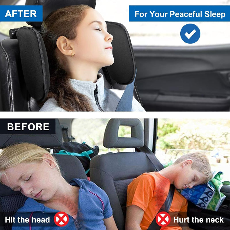 Headrest cushion for car seats