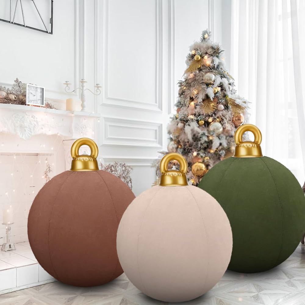 Large Inflatable Christmas Ornaments — Stylish & Surprising Decoration Idea