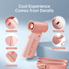 JISULIFE TurboBlitz™ | Handheld Fan – Compact, Powerful & 18h Battery Life