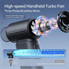 JISULIFE TurboBlitz™ | Handheld Fan – Compact, Powerful & 18h Battery Life