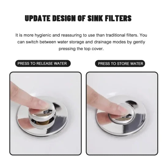 Filter - Keep Your Sink Clear Without a Plumber!
