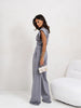 Maria™ | Women's Set with Pleats and Round Neckline
