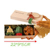 Christmas Gift Set with Scented Candle and Christmas Tree Ornaments - Holiday Gift