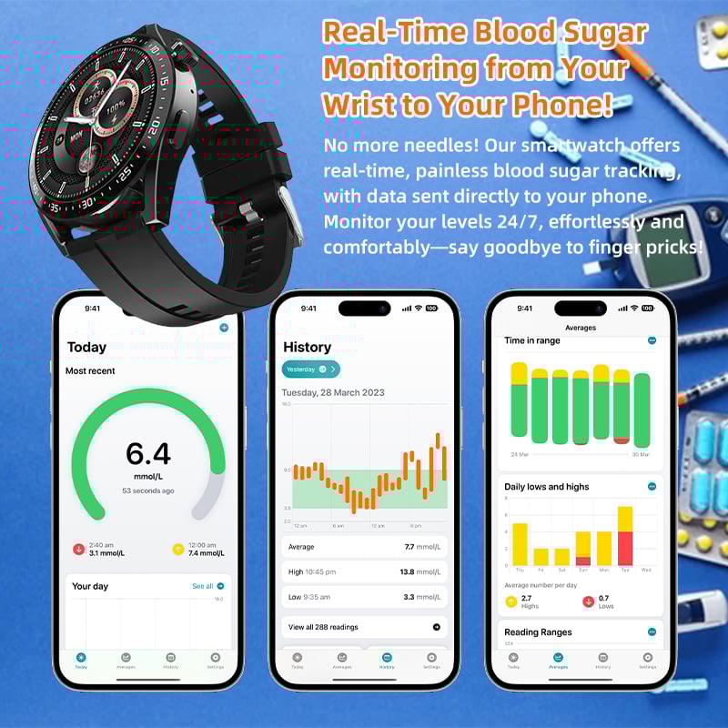 GlucoSmart - Intelligent Health Monitoring Watch