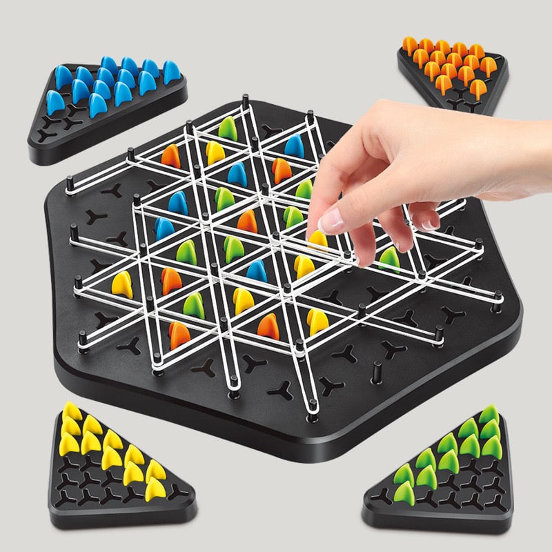 KnotLogic™ | Chain Triangle Chess Game [Last Day Discount]