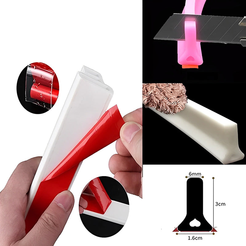 FlexSeal 360° – Universal Silicone Shower Sealant for Bathroom & Floor