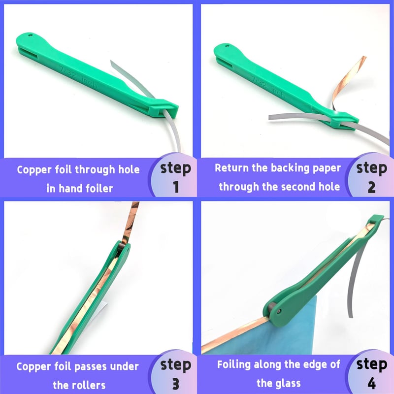ShineGuard™ | Hand Foil Cutter for Stained Glass