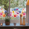 1+1 Free | Colorful Flower Stickers for Your Windows
