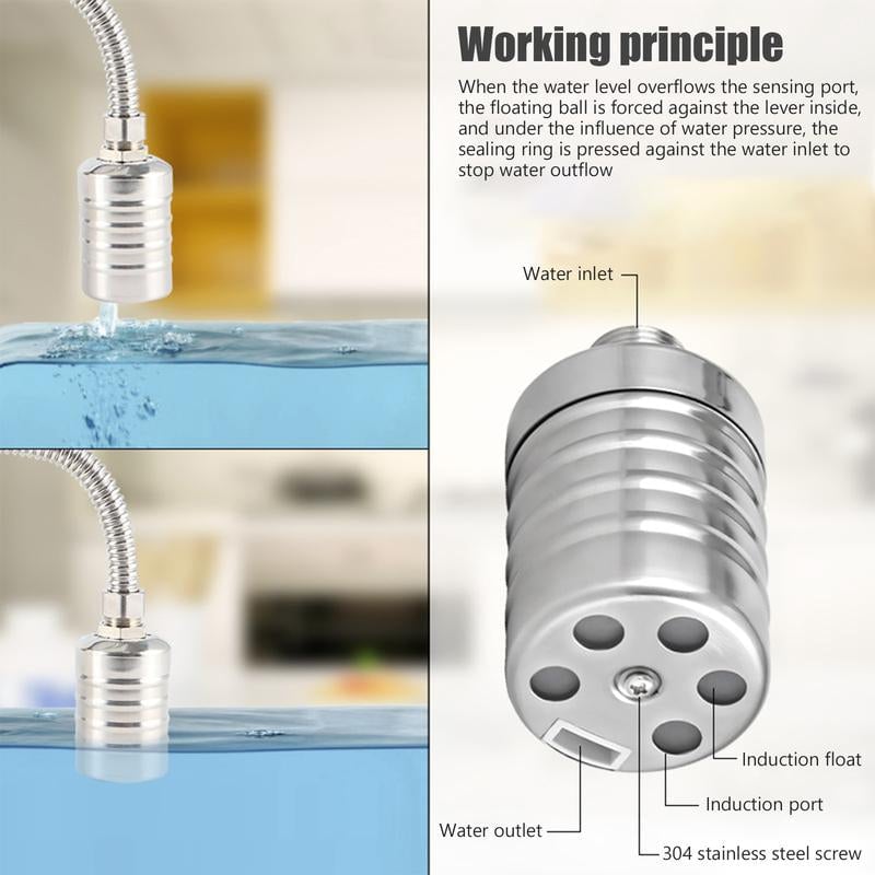 HydroLevel® – Compact Stainless Steel Valve with Precision – Automatic Water Level Control